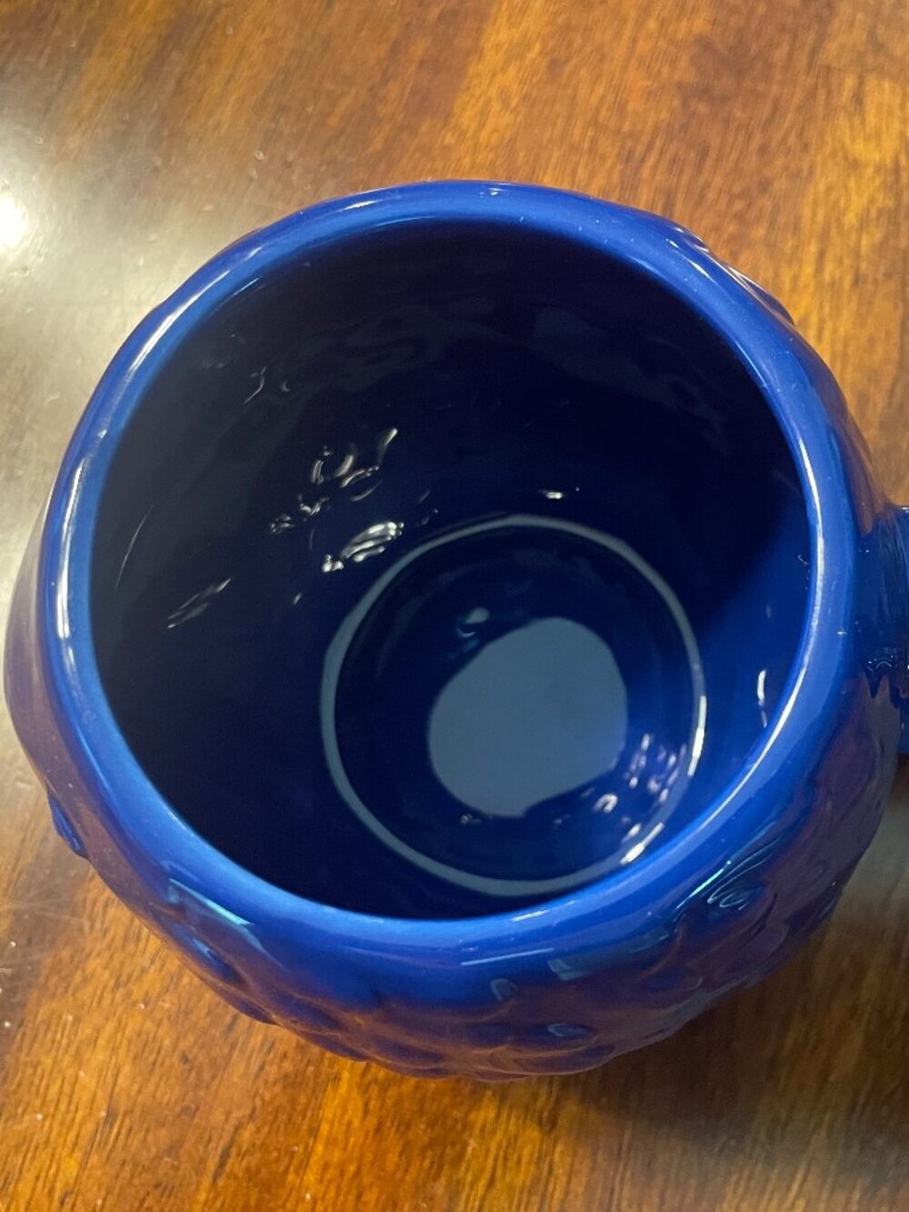 Home Studio Coastal Collection Cobalt Blue Fish Mug Ceramic Nautical! - Picture 3 of 6